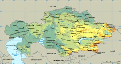 Экономико-географическая характеристика Казахстана